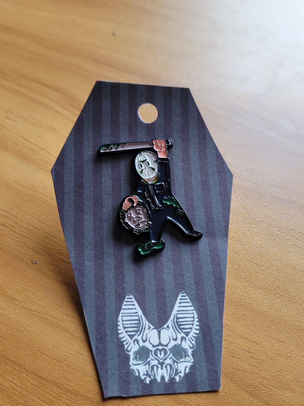 👻BUY 1 GET 1 FREE👻Horror Character Enamel Pin - Black & Green